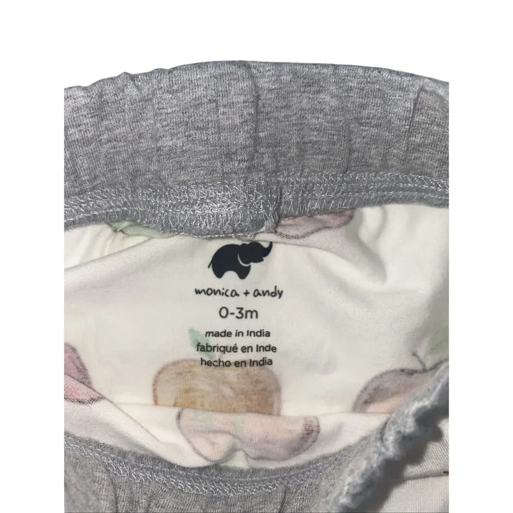 Lot (2): Monica and Andy 100% Organic Cotton Halloween bundle 0-3 months